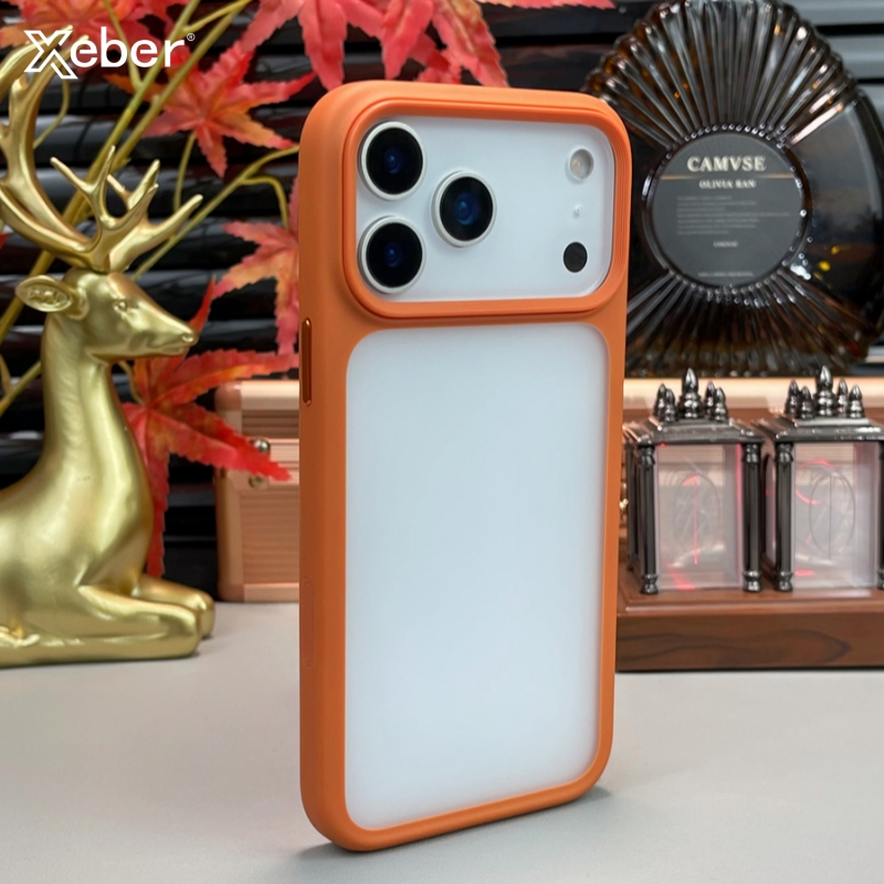 Clear Shockproof Bumper Case - เคสใส TPU หรูหราแบบด้าน สำหรับ iPhone 17
