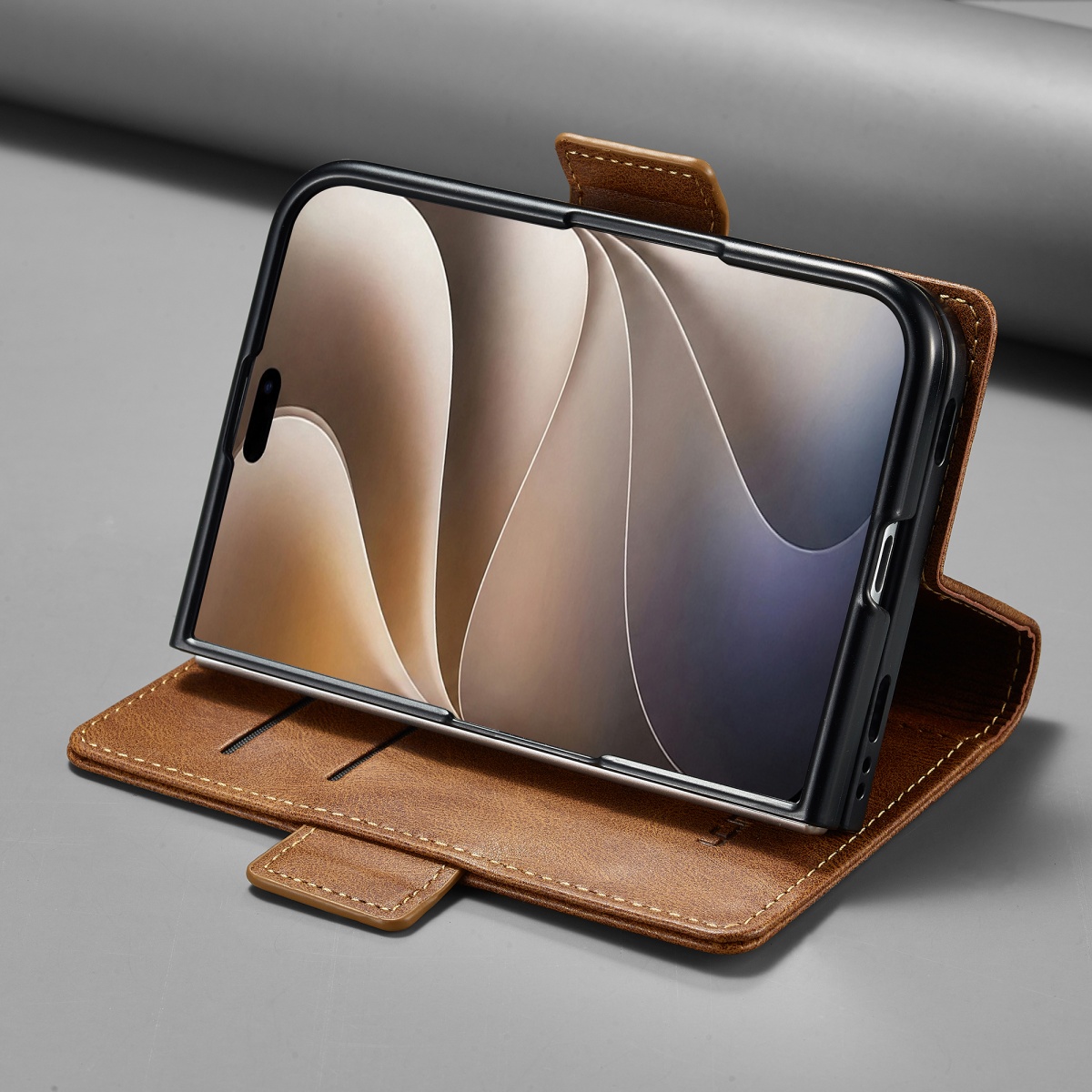 กระเป๋าใส่บัตรและโทรศัพท์มือถื - Leather Wallet Card Holder Phone Cover บทวิจารณ์และราคา
