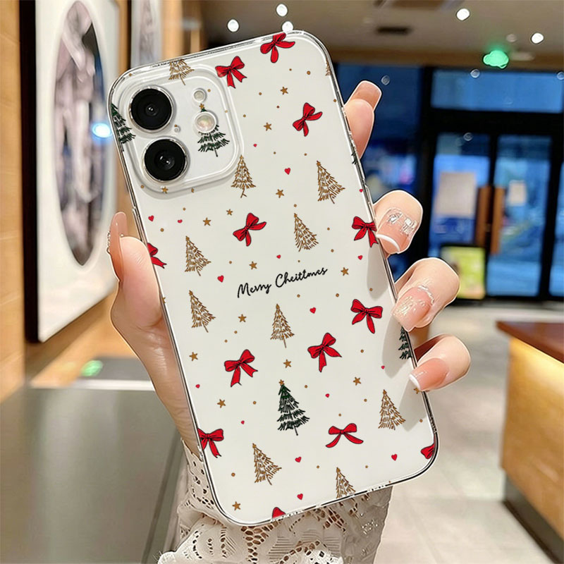 เคสโทรศัพท์กันกระแทกใสลายโบว์ส - Clear Shockproof Bumper Case บทวิจารณ์และราคา