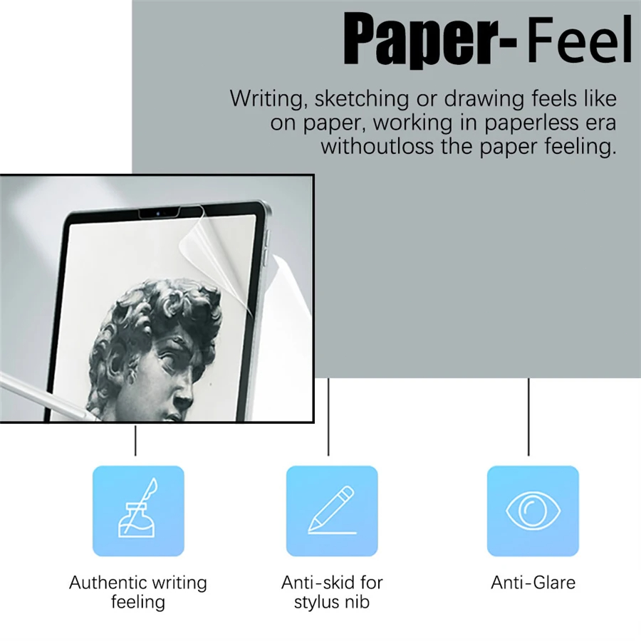 กระดาษ 3 ชิ้นให้ความรู้สึกเหมื - Matte Anti Glare Screen Protector บทวิจารณ์และราคา