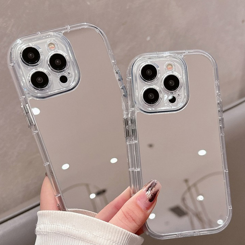 เคสกระจกแต่งหน้าอะคริลิกใสสำหร - Clear Shockproof Bumper Case บทวิจารณ์และราคา